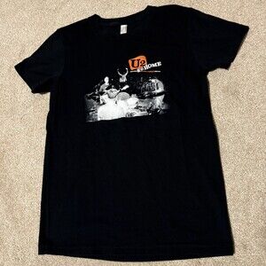U2 Go Home Live from Slane Castle American Apparel T-Shirt Black Tee, Fits Small